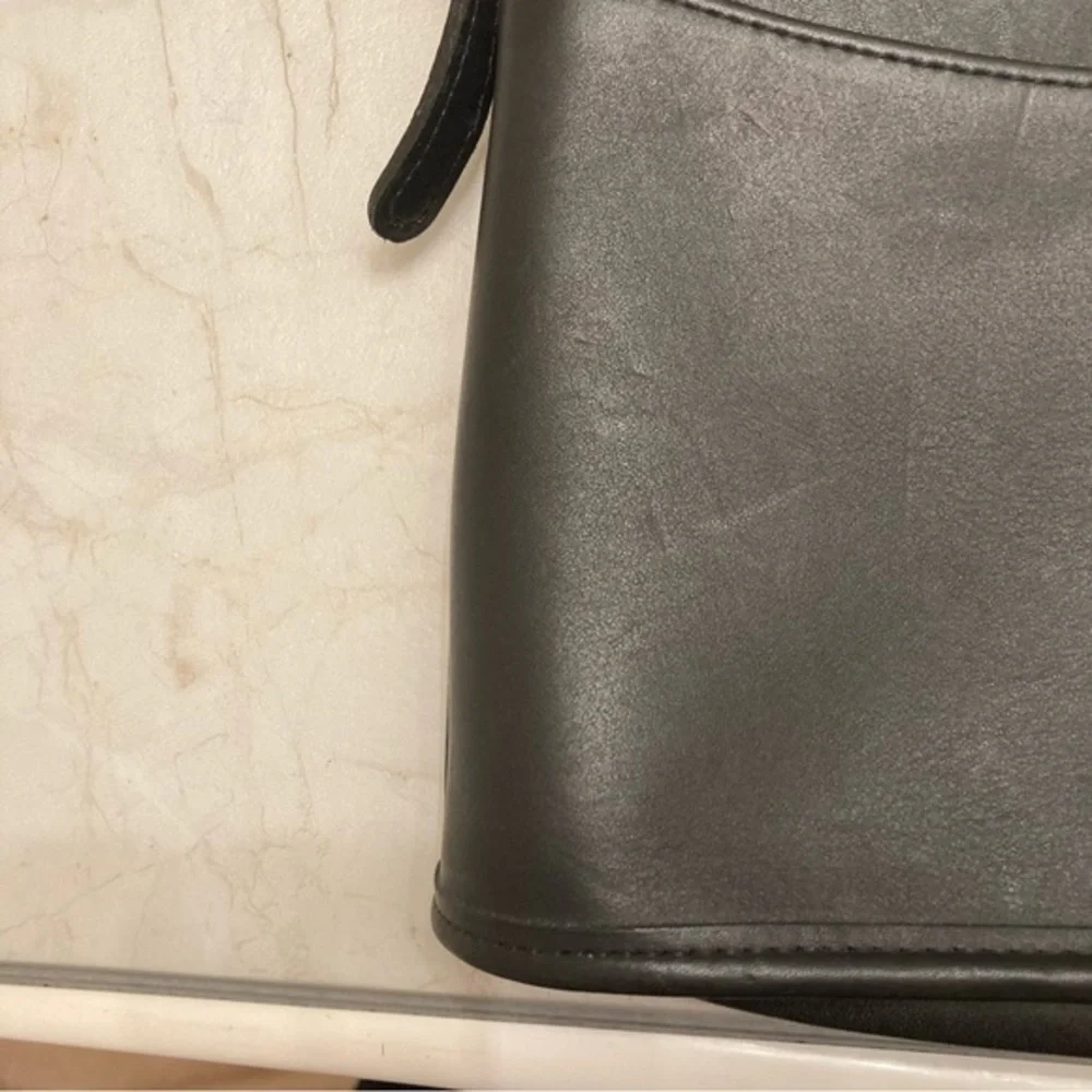 Coach black mambo crossbody bag rare nickel hardware